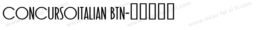 ConcursoItalian BTN字体转换